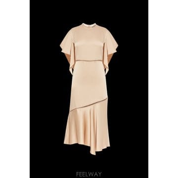 Fabiana Filippi 26SS �ĺ�Ƴ� �ʸ��� Satin �巹�� with an asymmetric �� ABD266F187L780026SS �ĺ�Ƴ� �ʸ��� Satin �巹�� with an asymmetric 