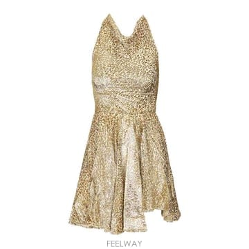 Self Portrait 25FW Self portrait Coupe ����� Thread �̴� �巹�� PF25060SGOLD TP5725FW Self portrait Coupe ����� Thread �̴� �巹�� PF2