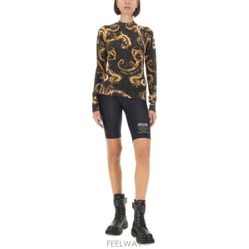 Versace 24FW ������ü LUREX ��Ʈ T ���� 77HAFM24CMN80G89 TP57237594024FW ������ü LUREX ��Ʈ T ���� 77HAFM24CMN80G89 TP572