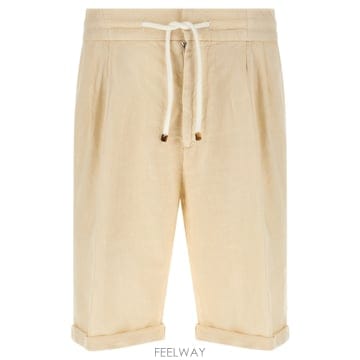 Brunello Cucinelli ���ڷ� ��ġ�ڸ� Bermuda ���� With Drawstring M243DU0020C5797 TP57320���ڷ� ��ġ�ڸ� Bermuda ���� With Drawstring M243DU0
