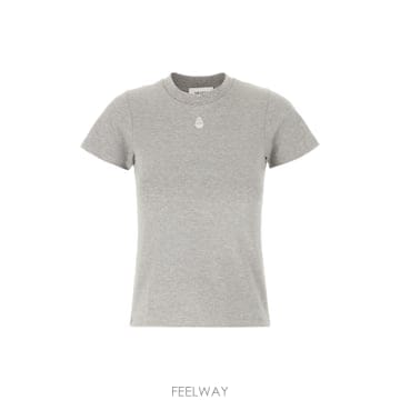 Alexander Mcqueen 25SS �˷���� ���� Grey ��ư t ���� 819193QLAEH1015 TP57315919225SS �˷���� ���� Grey ��ư t ���� 819193QLAEH1015 TP