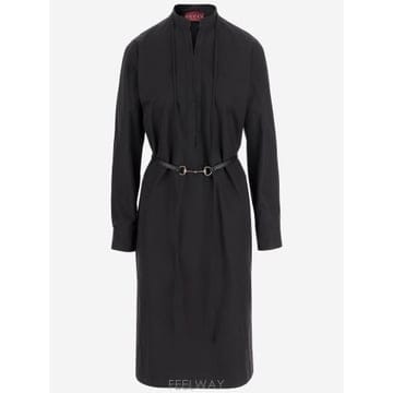 GUCCI 25FW ���� �巹�� ��� COT POP W LEA W MO 835601Z8B1W1000 TP5718348025FW ���� �巹�� ��� COT POP W LEA W MO 835601Z8B1W10