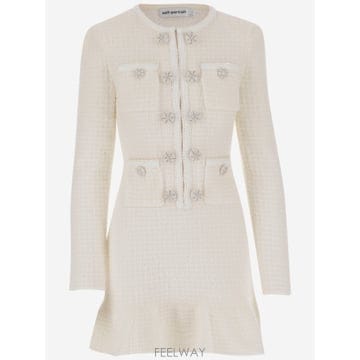 Self Portrait 24FW Self portrait Self Portrait �̴� �巹�� AW24085SCCREAM TP57224FW Self portrait Self Portrait �̴� �巹�� AW24085SC