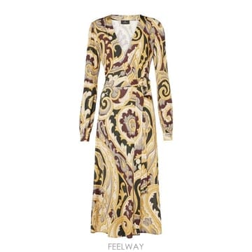 24FW Etro Kimono 드레스 In 멀티 컬러 Fabric WRHA015799IAS25X0830 TP