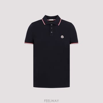 Moncler 코튼 pique 폴로 L10918A703008455677X TP572137485
