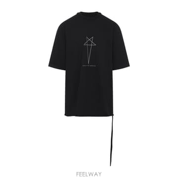 Rick Owens 26SS DRKSHDW Crew �� T ���� With ��Ÿ ����Ʈ DU01F4274RIGEP30911 TP526SS DRKSHDW Crew �� T ���� With ��Ÿ ����Ʈ DU01F4274