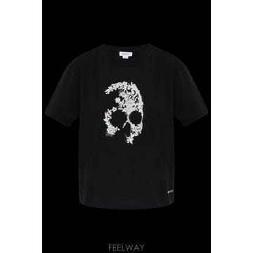 Alexander Mcqueen 26SS �˷���� ���� T ���� with a distinctive ���� motif 858340QZAQP09026SS �˷���� ���� T ���� with a distinctive ���� moti