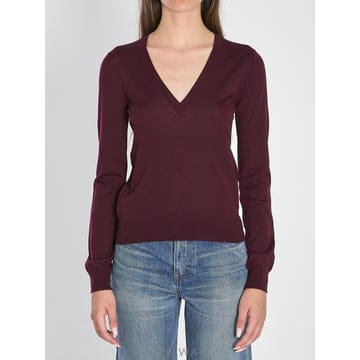 Saint Laurent 25FW ���ζ� V �ض��� pullover 839793Y76HF6040 TP57315906025FW ���ζ� V �ض��� pullover 839793Y76HF6040 TP573159