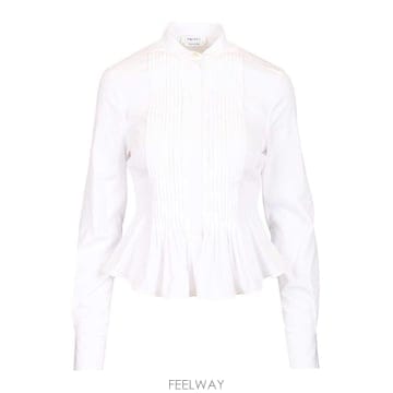 알렉산더 맥퀸 Ruffled 셔츠 848071QAABS9000 TP571844295
