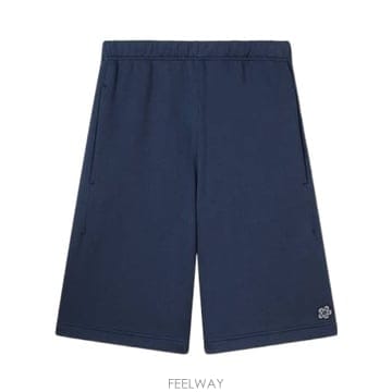 26SS KENZO 네이비 블루 코튼 bermuda 숏츠 FG55SH2014MJ76 TP572131928
