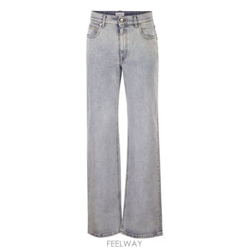 Fabiana Filippi 26SS �ĺ�Ƴ� �ʸ��� Five pocket ���� trousers with ���̾Ƹ�� detailing P26SS �ĺ�Ƴ� �ʸ��� Five pocket ���� trousers with ��