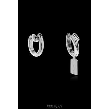 Balenciaga Balenciaga Brass earrings with an asymmetrical ������ 856279TZ7Balenciaga Brass earrings with an asymmetrical ������ 