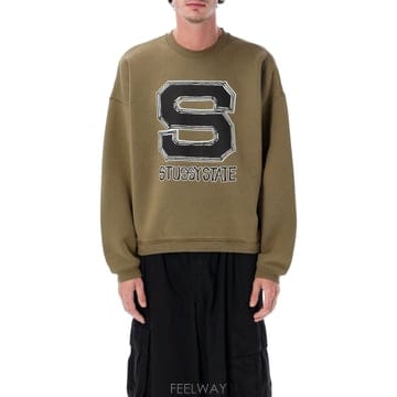 25FW STUSSY stussy State 로고 코튼 크루넥 1185960403 TP572136975