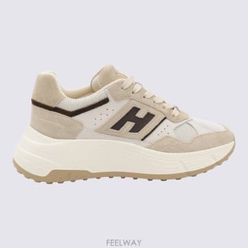 25FW HOGAN HI FI SUEDE 앤 MESH 스니커즈 HXW6690FK70UHU32TL TP5722