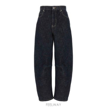 25FW Self portrait Indigo Barrel 레그 Jeans PF25827PBL TP57237