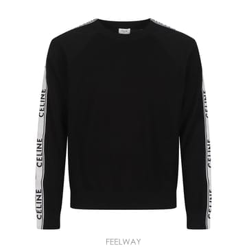 26SS Celine 크루넥 니트 웨어 with 로고 RY0SR2I9838NO TP574979736