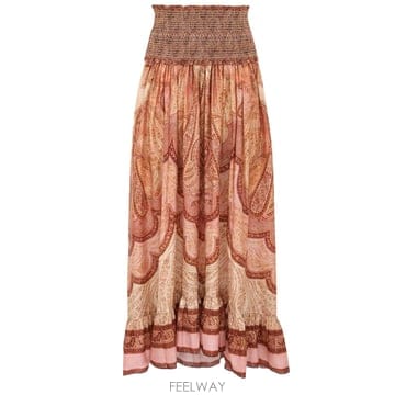 26SS 짐머만 Maxi 스커트 with ruffles Wanderlust 5656SRS262TBML TP5