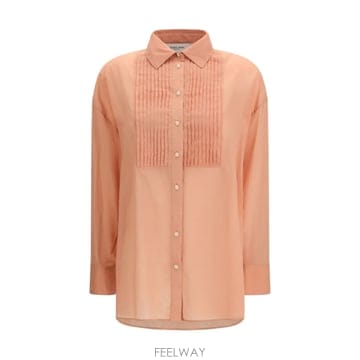 골든구스 플리츠 디테일 오버사이즈 셔츠