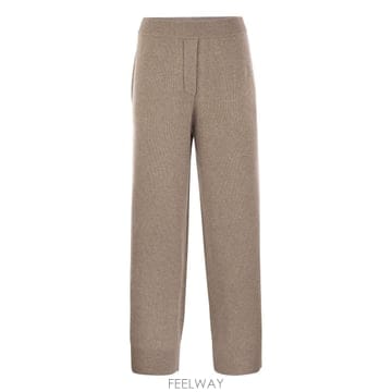 Brunello Cucinelli 25FW ���ڷ� ��ġ�ڸ� English rib ĳ�ù̾� �� viscose ��Ʈ trousers M1E20625FW ���ڷ� ��ġ�ڸ� English rib ĳ�ù̾� �� viscose