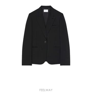 지방시 피크드 라펠 싱글 브레스티드 재킷