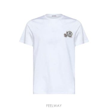 Moncler Moncler �ΰ� ��ġ ũ��� Ƽ���� L20918C000418390Y 001 TP979474524Moncler �ΰ� ��ġ ũ��� Ƽ���� L20918C000418390Y 001 