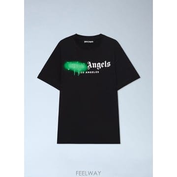 Palm Angels �� ������ �������� �ΰ� Ƽ���� PMAA109T26JER0011055  TP979474453�� ������ �������� �ΰ� Ƽ���� PMAA109T26JER0011055  T