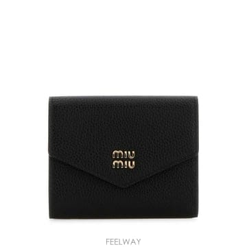 Miu Miu 로고 플라크 컴팩트 지갑 5MH040ADT7 F0002 TP979454363