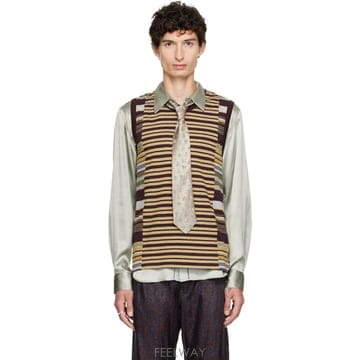 Dries Van Noten 26 FW �帮���ݳ�ư ����   ���ο� ��Ʈ������ ��ư ��ũž 262358M21400026 FW �帮���ݳ�ư ����   ���ο� ��Ʈ������ ��ư ��