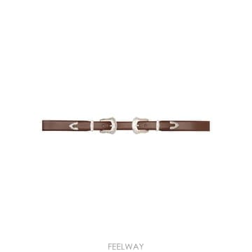토가풀라 벨트 브라운 더블 버클