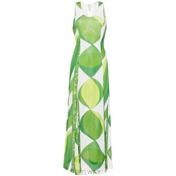 Emilio Pucci 26 FW PUCCI �÷��� �޽� �ƽ� �巹�� 3RRI363R772 TP45646608326 FW PUCCI �÷��� �޽� �ƽ� �巹�� 3RRI363R772 TP4564