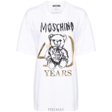 Moschino 26 FW ��Ű�� �׵� ���� ����Ʈ Ƽ���� V07050441 TP45639474226 FW ��Ű�� �׵� ���� ����Ʈ Ƽ���� V07050441 TP456
