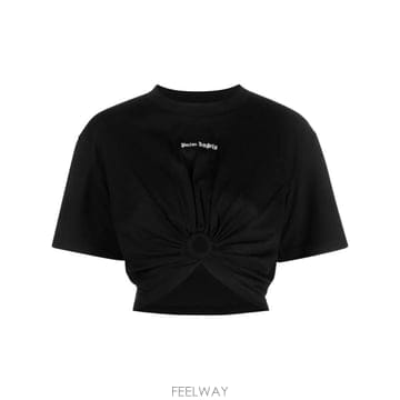 Palm Angels 26 FW �ʾ����� �� ������ ũ�� Ƽ���� PWAA064F23JER0011001 TP45657493726 FW �ʾ����� �� ������ ũ�� Ƽ���� PWAA064F23JER0011