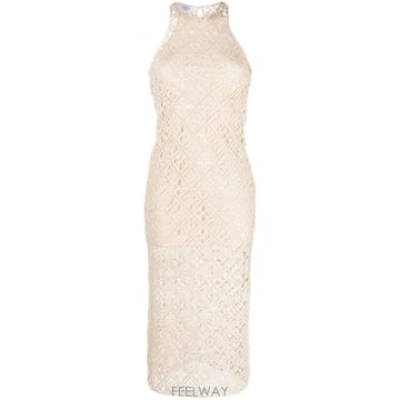 Off White 26 FW ����ȭ��Ʈ ��ư ȥ�� ���̽� �̵� �巹�� OWDB366G23KNI0010400 TP4565264926 FW ����ȭ��Ʈ ��ư ȥ�� ���̽� �̵� �巹�� OWDB366G