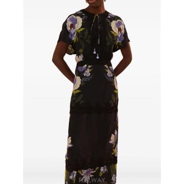 | Other Brand | 26 FW FARM Rio �÷η� ����Ʈ ���̽� Ʈ���� �̵� �巹�� 325762 TP45650820726 FW FARM Rio �÷η� ����Ʈ ���̽� Ʈ���� �̵� �巹��