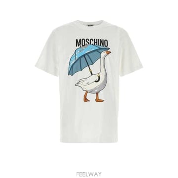 Moschino 26FW ��Ű�� ���� Ƽ���� 262ZZJ07165241 1001 White26FW ��Ű�� ���� Ƽ���� 262ZZJ07165241 1001 White