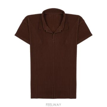 Issey Miyake 26FW �ȹ� �ø��� �̼��� �̾��� ���� Ƽ���� HP66JM132 48 BROWN26FW �ȹ� �ø��� �̼��� �̾��� ���� Ƽ���� HP66JM132 4