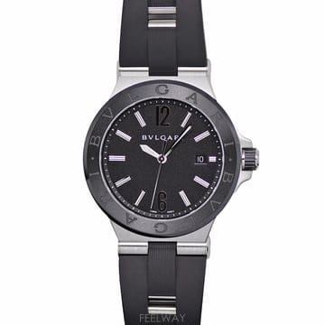 BVLGARI �Ұ��� ��ư��� ����� 42mm �����ƽ ���� ���� �ð�Ұ��� ��ư��� ����� 42mm �����ƽ ���� ���� �ð�