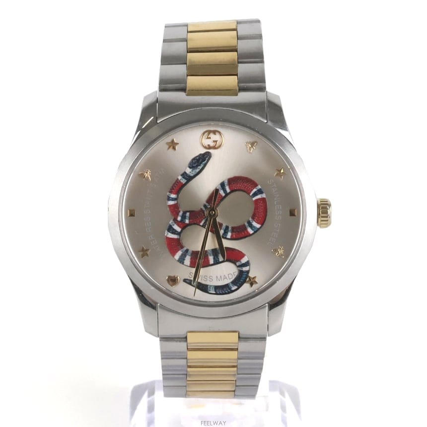 GUCCI [�߰���ǰ�ٿ�] ���� G Ÿ�Ӹ��� ŷ������ũ 39MM YA1264075[�߰���ǰ�ٿ�] ���� G Ÿ�Ӹ��� ŷ������ũ 39MM YA12640