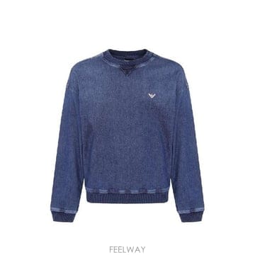 Armani �׶�����Ÿ �ؿ� ���������Ƹ����� ���� COTTON CREWNECK SWEAT���� EM006614AF27722�׶�����Ÿ �ؿ� ���������Ƹ����� ���� COTTON CREWNECK 