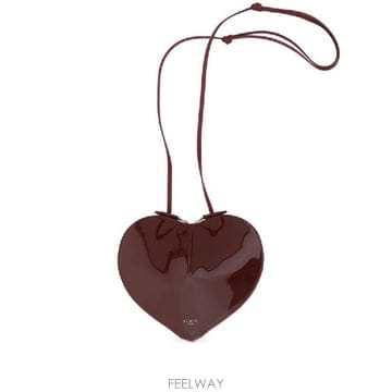 Alaia �׶�����Ÿ �ؿ� �˶��̾� ���� LE COEUR LEATHER CROSSBODY BAG AA1P003CA189�׶�����Ÿ �ؿ� �˶��̾� ���� LE COEUR LEATHER CROSSBO