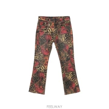 R13 R13 Kick leopard print jeans 12127978127624 TP724622801R13 Kick leopard print jeans 12127978127624 TP72462280