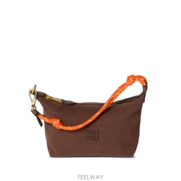 Miu Miu �̿�̿� mini ogo embroidered rope handle bag 12093590307080 TP7�̿�̿� mini ogo embroidered rope handle bag 12093590