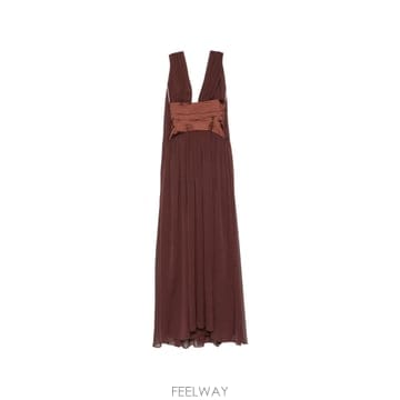 | Other Brand | ARCINA ORI Ramona draped panel maxi dress 12127964201224 TP7ARCINA ORI Ramona draped panel maxi dress 121279642012