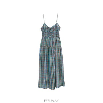 | Other Brand | DOEN Brielle plaid shirred maxi dress 12127967478024 TP72461DOEN Brielle plaid shirred maxi dress 12127967478024 T