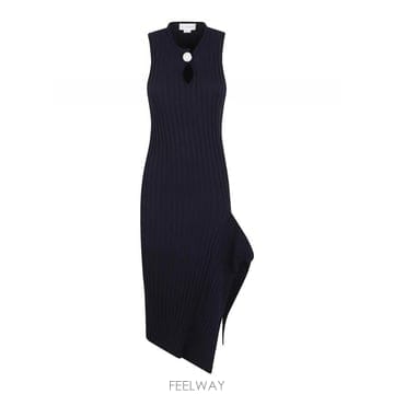Stella McCartney 26SS ���ڶ� ��īƮ�� ��ư Ribbed �巹�� 6K11673S25944101 TP57840102026SS ���ڶ� ��īƮ�� ��ư Ribbed �巹�� 6K11673S259441