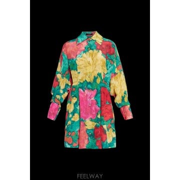 Balmain 26SS Balmain ��ũ �巹�� with floral motif GF1R9412SF38ULJ TP571426SS Balmain ��ũ �巹�� with floral motif GF1R9412SF3