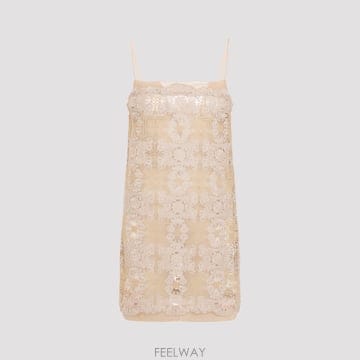 Ermanno Scervino 26SS �������뼳��� �������뼳��� Polyester �̴� �巹�� D482Q725UEOB4884 TP57126SS �������뼳��� �������뼳��� Polyester �̴� �巹