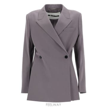 JIL SANDER 26SS ������ Double breasted �������� with side vents J01BN0141J400026SS ������ Double breasted �������� with side vents J