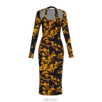 Versace 25FW ������ü ���� �巹�� 79HAO972JS518G89 TP57367878825FW ������ü ���� �巹�� 79HAO972JS518G89 TP573678788