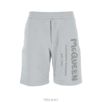 Alexander Mcqueen 23SS �˷���� ���� BERMUDA ���� WITH GRAFFITI �ΰ� ����Ʈ 688717QUZ81091223SS �˷���� ���� BERMUDA ���� WITH GRAFFITI �ΰ� ��